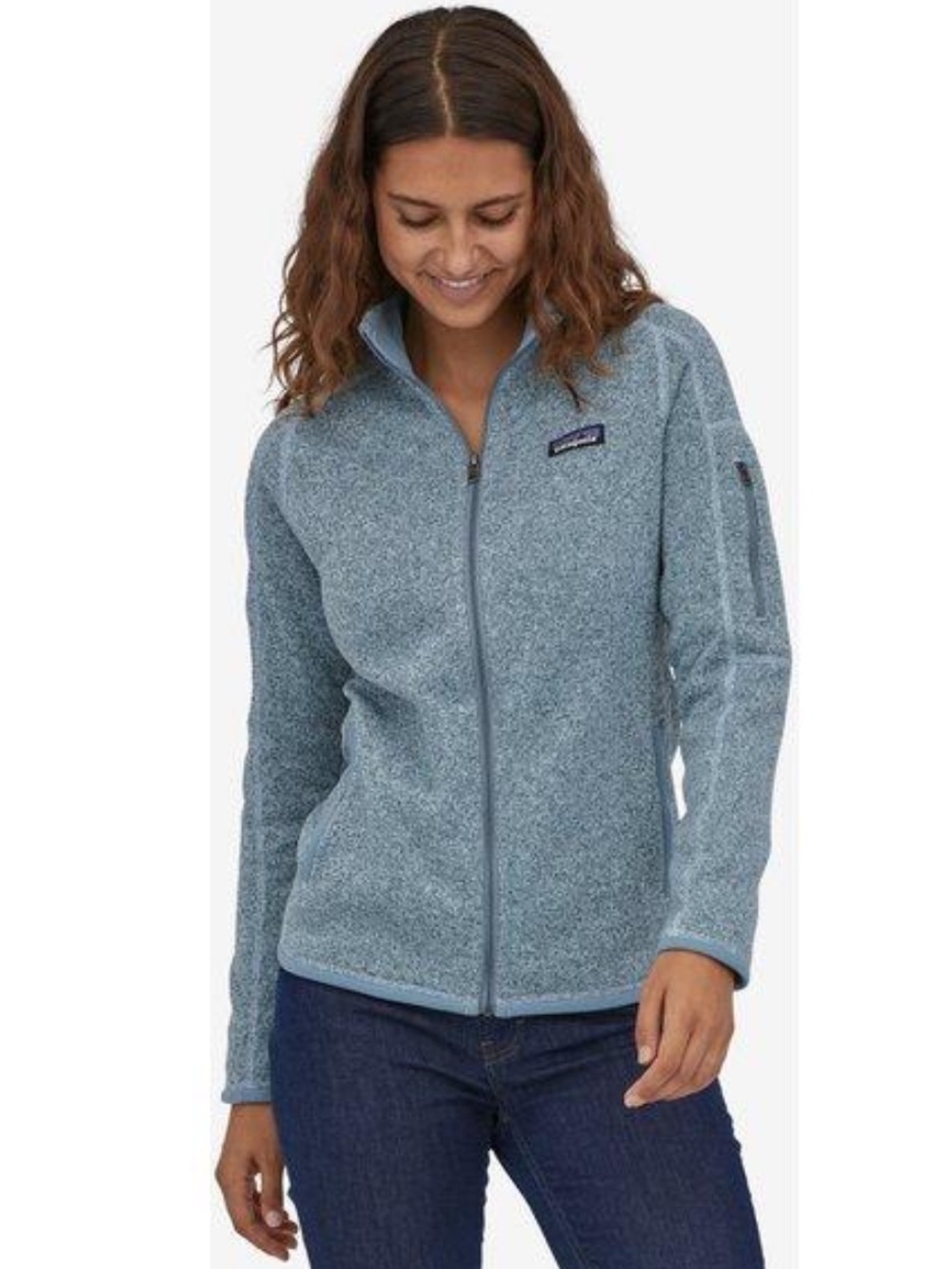 Patagonia Women’s Better Sweater Full Zip Fleece Jacket Blue L